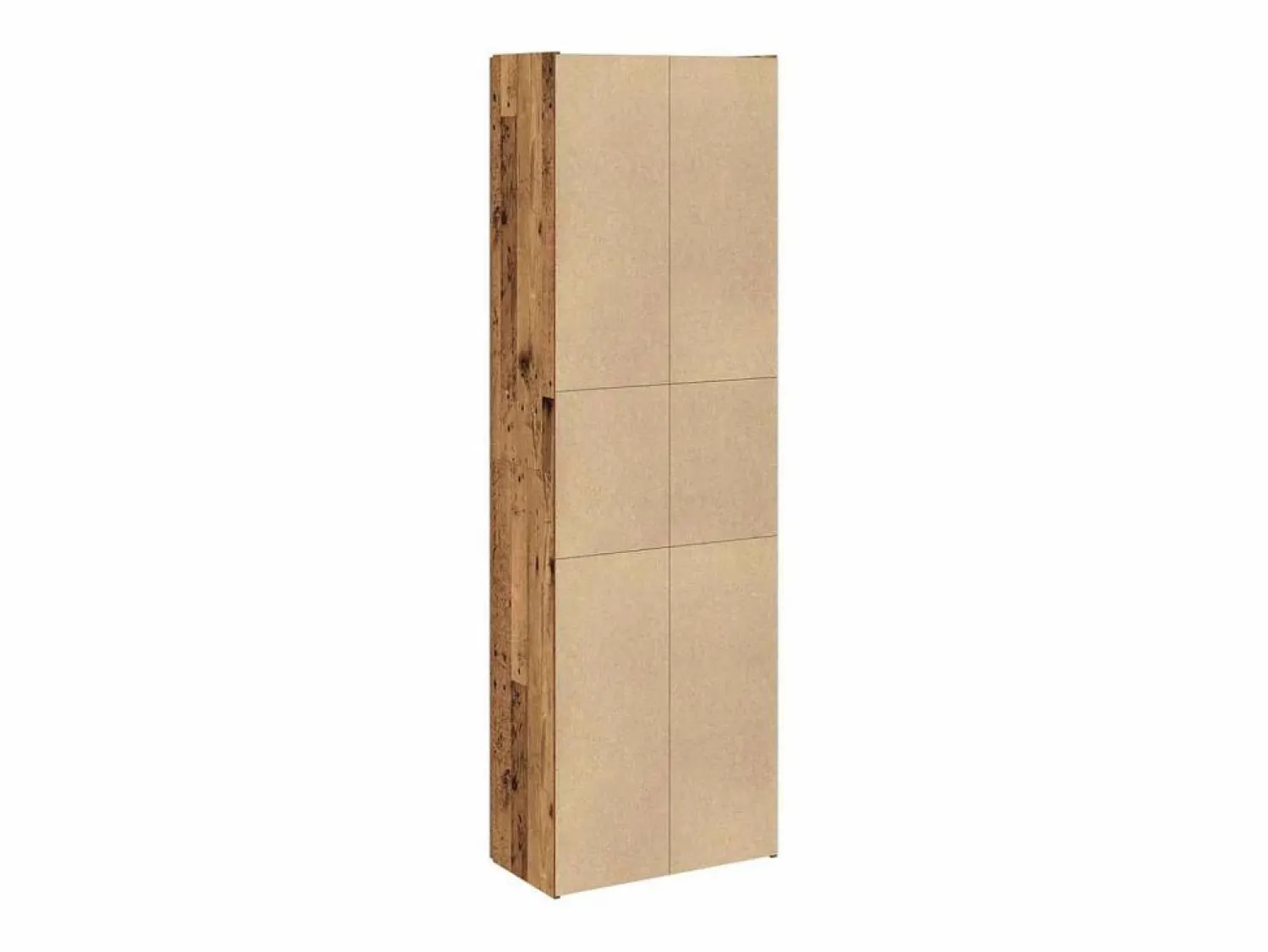 Outlet Aparador alto madera vieja 60x32x190 cm madera contrachapada Marru00f3n
