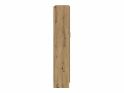 Hot vidaxl Aparador alto Roble Artisan 82,5x30,5x150 cm Madera de ingeniería Marru00f3n