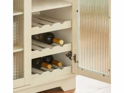 Aparador Cocina para microonda Buffet para Comedor Entrada Salón con 2 puertas 2 cajones y 1 compartimento abierto 120 x 40 x 90 cm FSB81-MI ES Aparador De Cocina