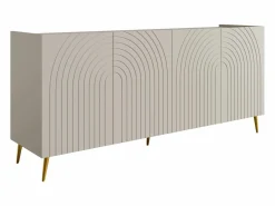 Outlet Vente-unique Aparador con 4 puertas - - NORSIM de Pascal Morabito Beige