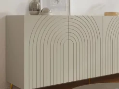Outlet Vente-unique Aparador con 4 puertas - - NORSIM de Pascal Morabito Beige