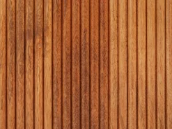 Vente-unique Aparador con 3 puertas de madera de mango y metal - Natural y negro - BALIMELA