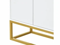 Hot Aparador con 4 puertas sin tirador - estilo contemporáneo - madera + metal - Aparador