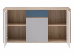 New Aparador con 4 puertas y 1 cajón - Multicolor - FILUTIA Aparador
