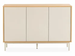 Online VS Venta-stock Aparador Cuzco 3 puertas color Roble/ Gris
