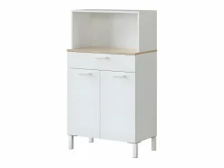Loungitude Aparador de cocina 2 puertas y 1 cajón L72 cm - Kira