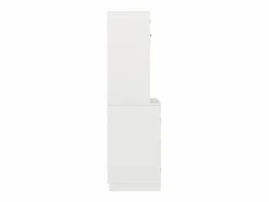 Best Aparador de cocina con 4 puertas, 2 cajones y botellero - Madera MDF - Negro Aparador De Cocina