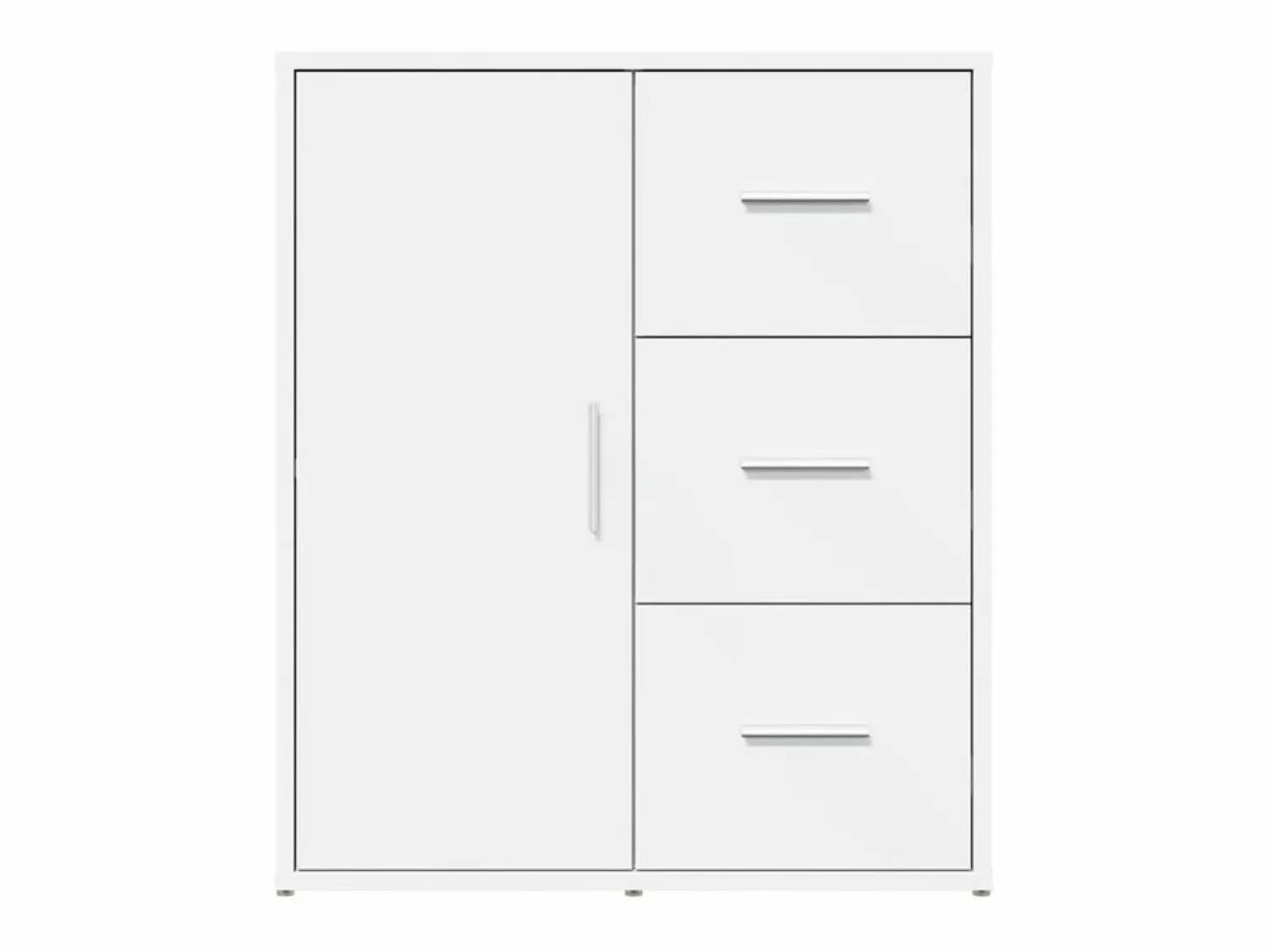 vidaxl Aparador de madera de ingeniería 2 uds 60x31x70 cm