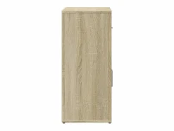 Outlet vidaxl Aparador de madera de ingeniería roble Sonoma 60x31x70 cm Marru00f3n