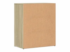Outlet vidaxl Aparador de madera de ingeniería roble Sonoma 60x31x70 cm Marru00f3n