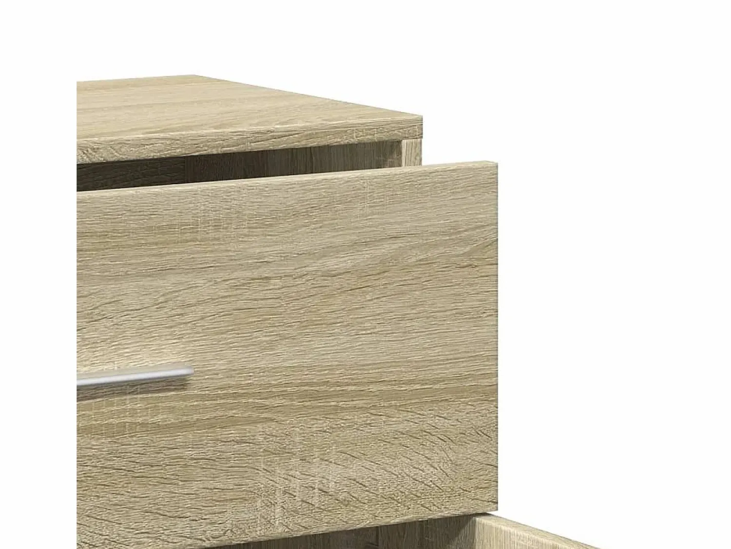 Outlet vidaxl Aparador de madera de ingeniería roble Sonoma 60x31x70 cm Marru00f3n