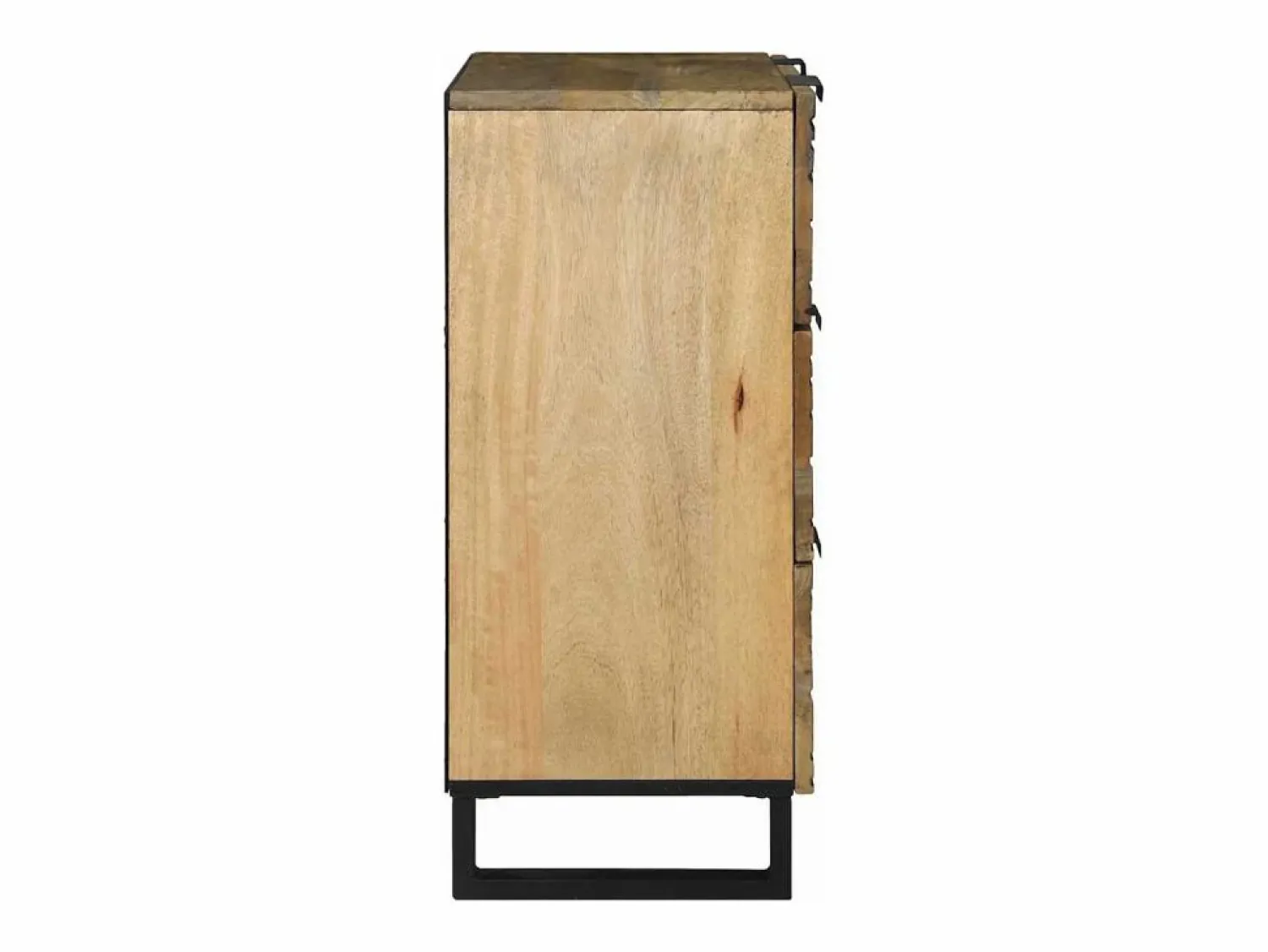 Clearance Aparador de madera maciza de mango de 60x33,5x75 cm Mueble De Bebé