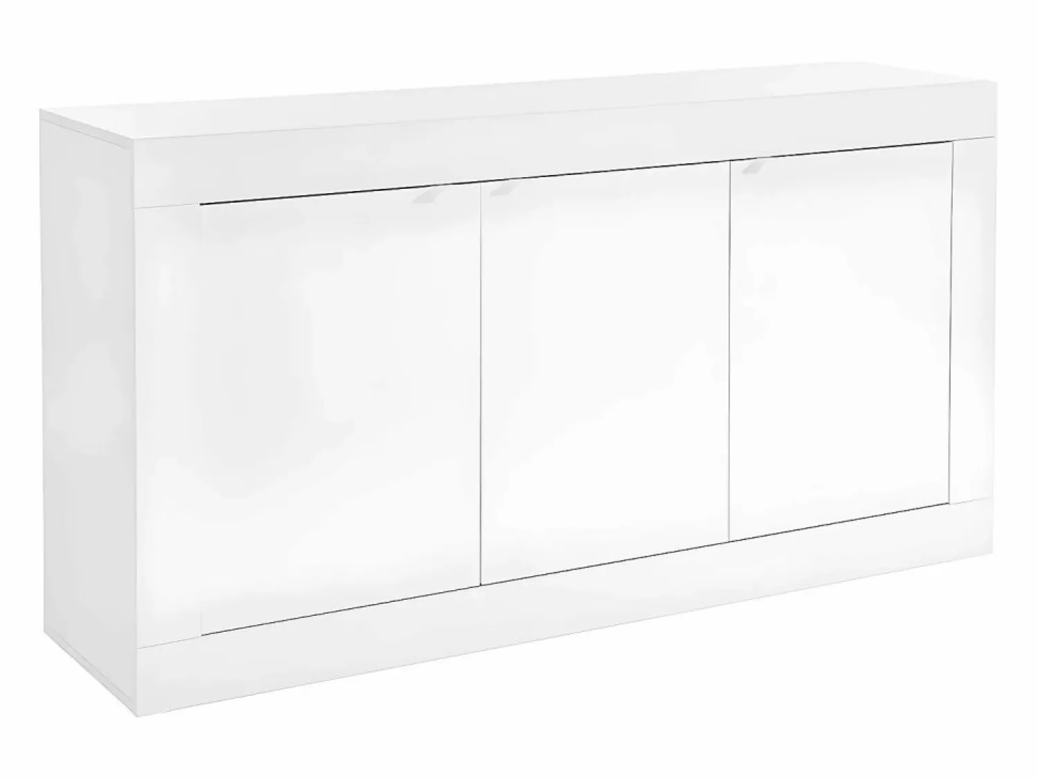 Sale Vente-unique Aparador design 3 puertas lacado COMETE Blanco