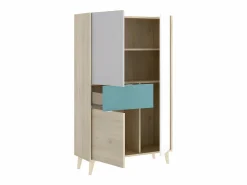 Clearance Vente-unique Aparador escandinavo 3 puertas y 1 cajón - BICA Multicolor