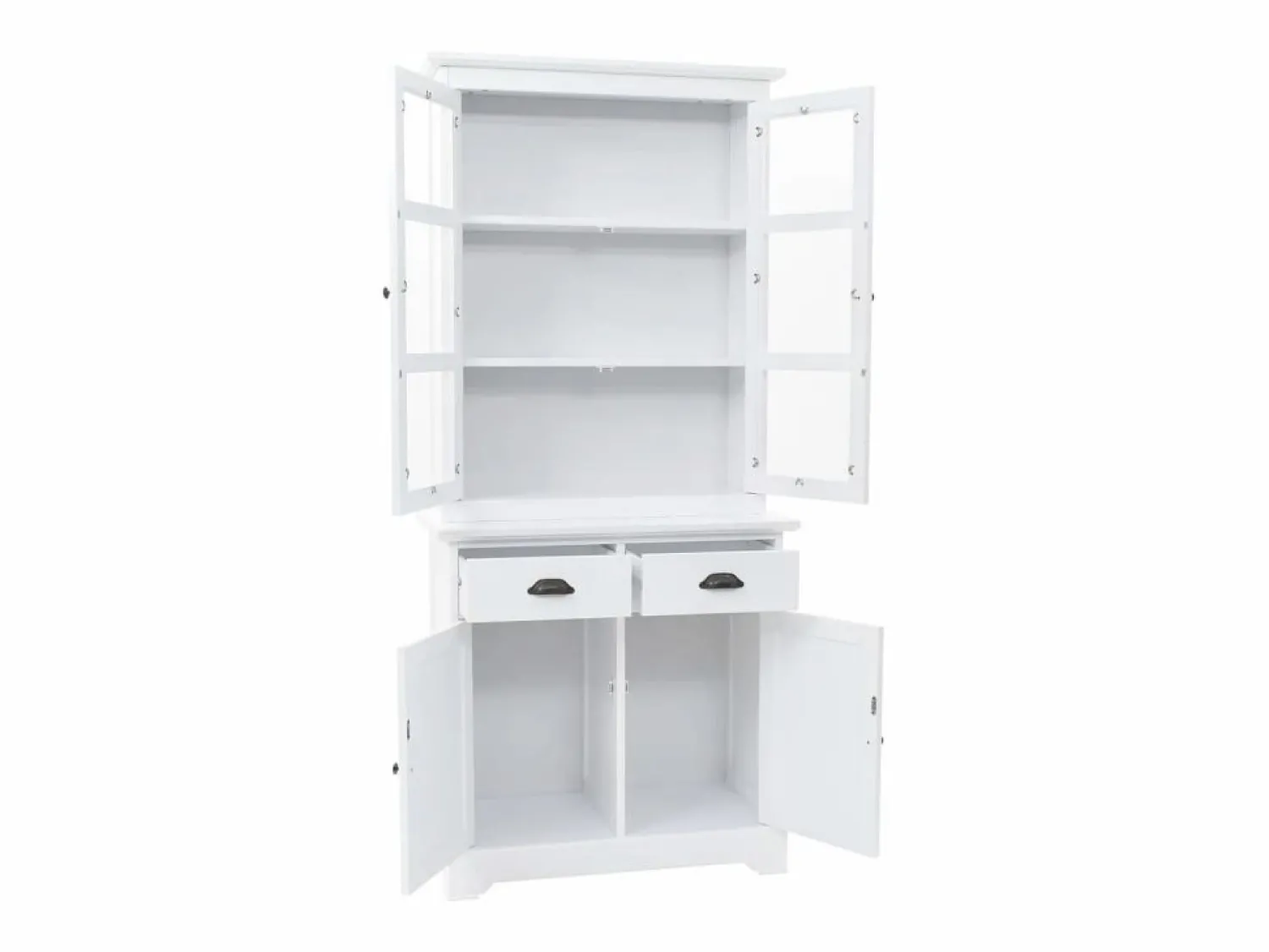 vidaxl Aparador galés con 4 puertas MDF y madera de pino 80x40x180 cm