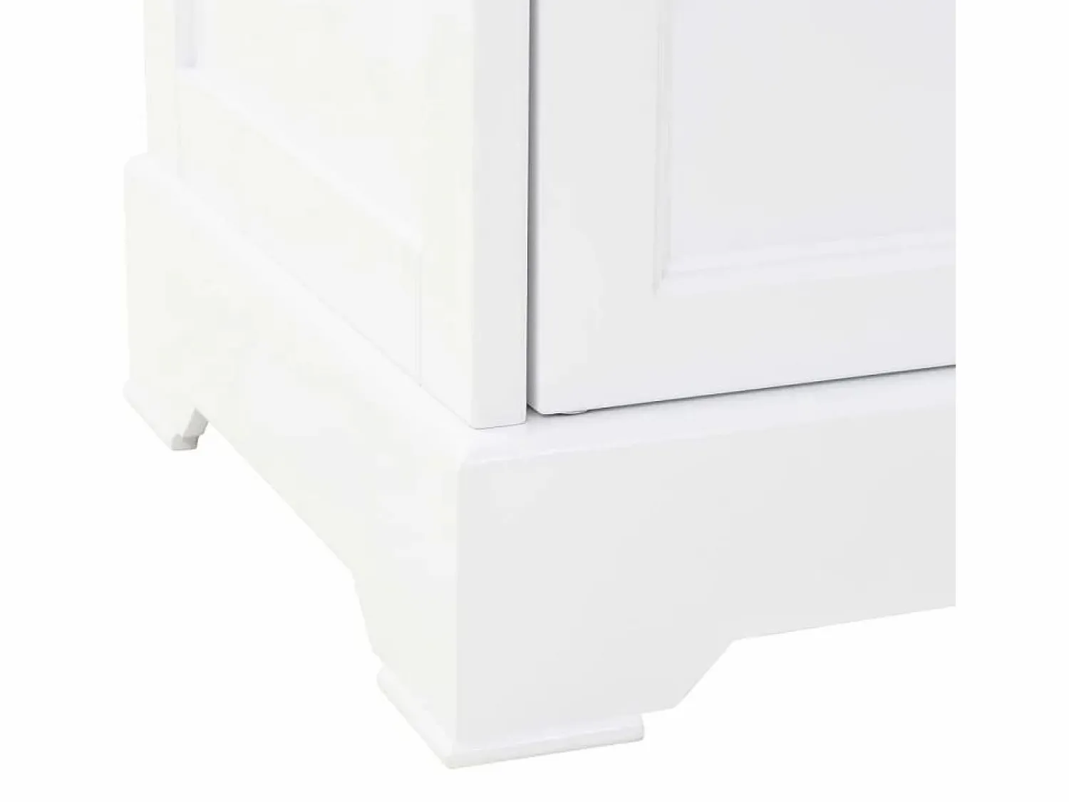 vidaxl Aparador galés con 4 puertas MDF y madera de pino 80x40x180 cm