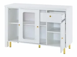 Hot Aparador moderno con tapa giratoria retráctil - varios espacios de almacenamiento - MDF - Mueble Bar