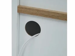 Sale Aparador, Mueble bar giratorio y retráctil con LED - gran espacio de almacenamiento - estilo contemporáneo - Mueble Bar