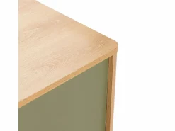 Clearance VS Venta-stock Aparador Nassau 3 puertas efecto Roble/ Verde