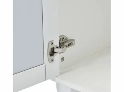 Hauss Spole Aparador 160x40x84cm con 4 puertas con espejo, cuerpo lacado en