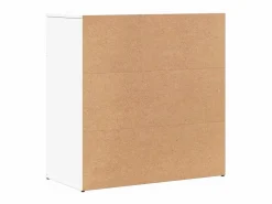 New vidaxl Aparadores 2 unidades madera de ingeniería 79x38x80 cm Blanco