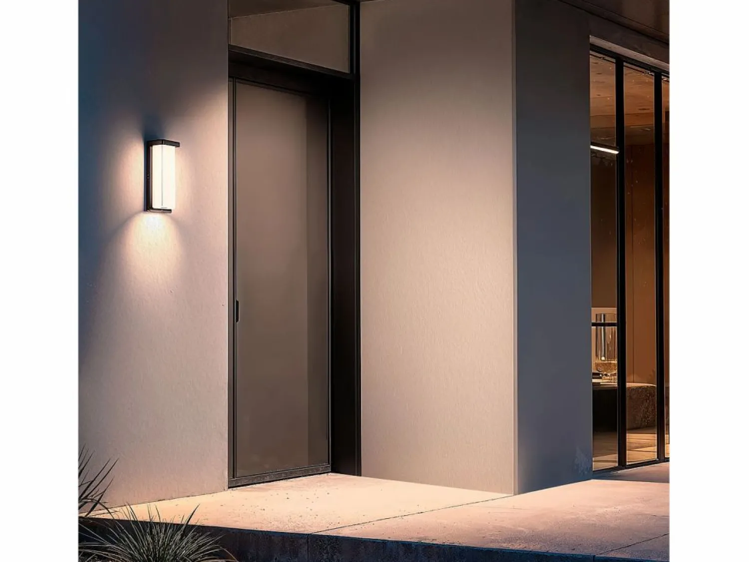Online Ledkia Aplique de Pared Exterior LED 22W Aluminio Tyron 4000K Blanco Neutro Negro
