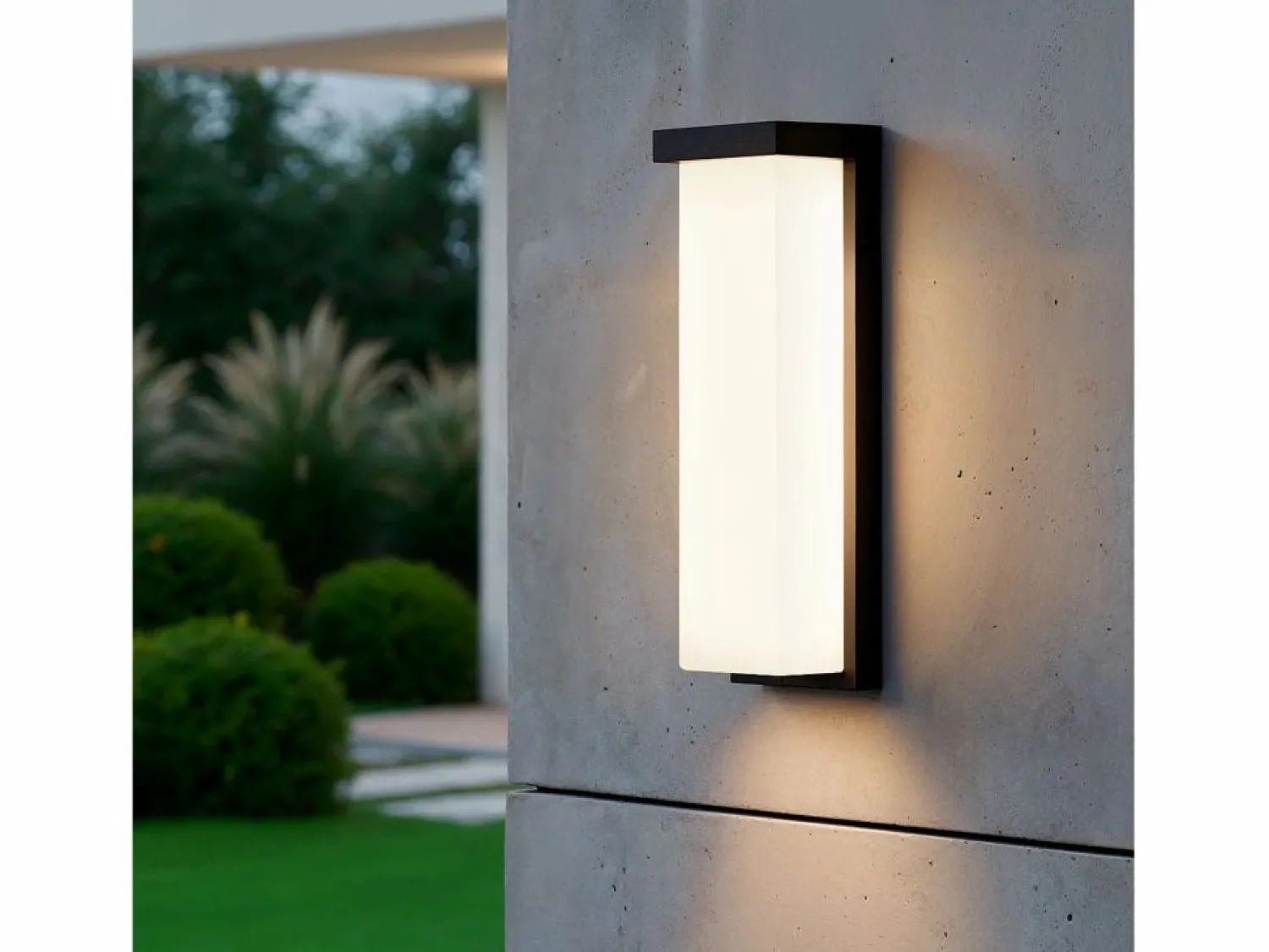 Online Ledkia Aplique de Pared Exterior LED 22W Aluminio Tyron 4000K Blanco Neutro Negro