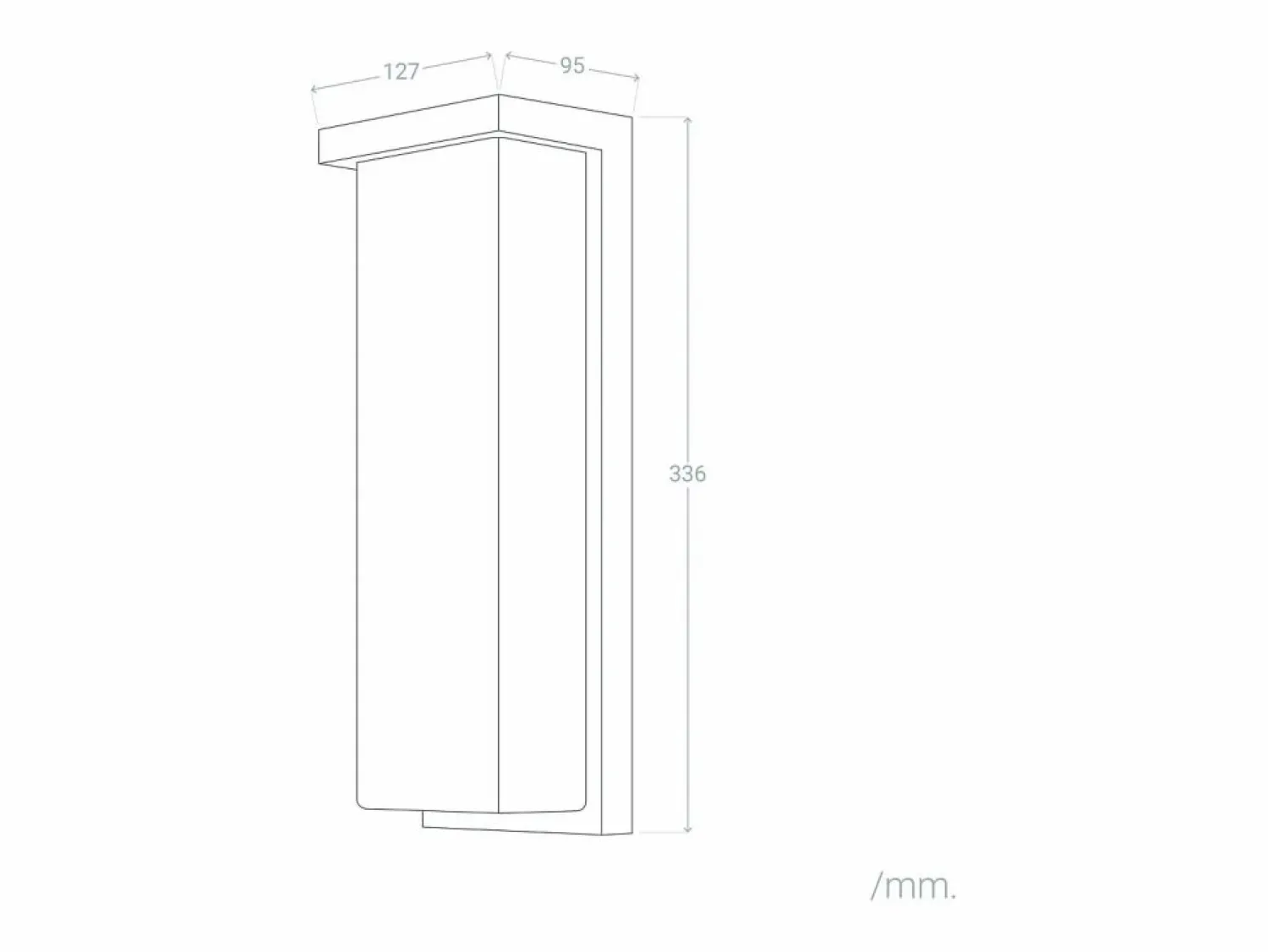 Online Ledkia Aplique de Pared Exterior LED 22W Aluminio Tyron 4000K Blanco Neutro Negro