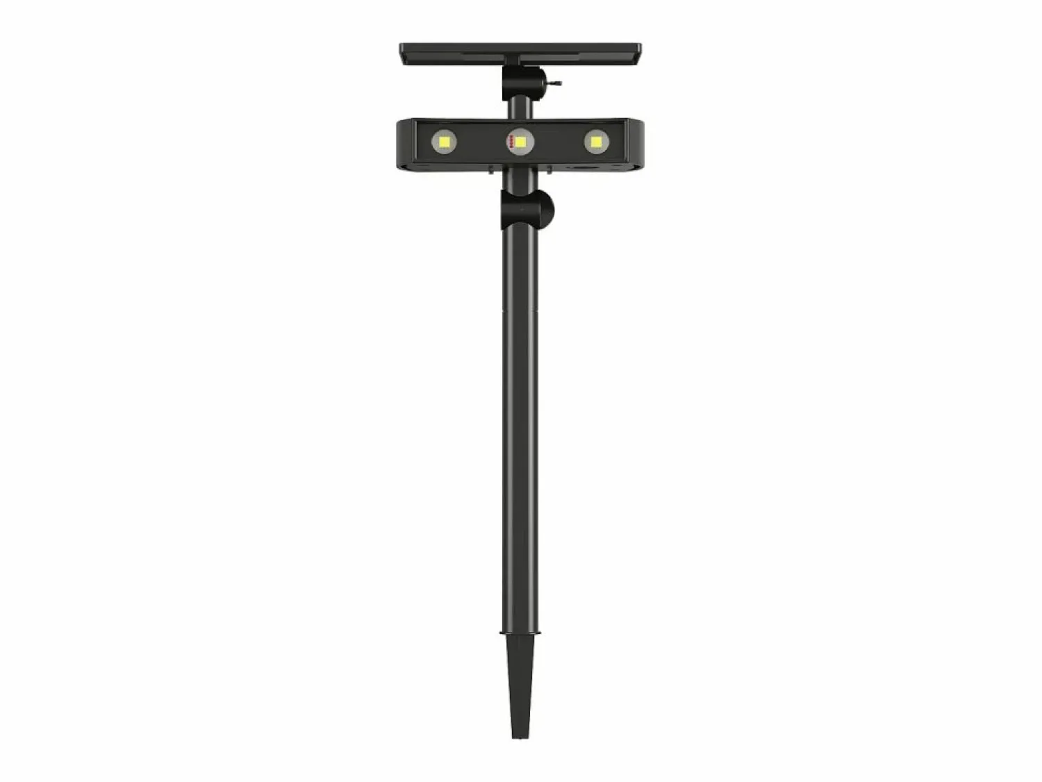SOLARGEO Aplique solar y foco 2 en 1 - H. 50 cm - BAHRI