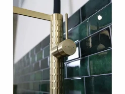 Clearance Essebagno Architek Mezclador de fregadero con rociador móvil Dorado
