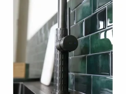 Sale Essebagno Architek mezclador de fregadero con rociador extraíble cobre cepillado Gris