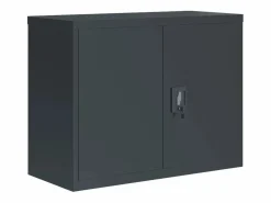 Archivador antracita 90x40x70 cm acero Armario Oficina
