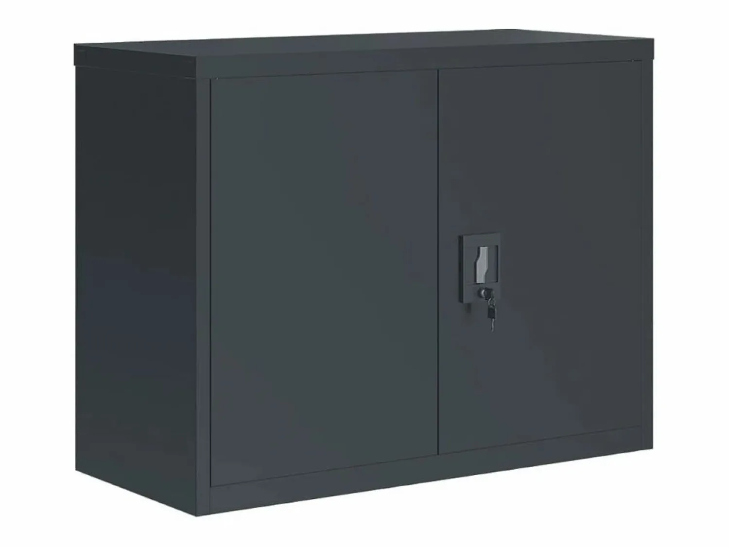 Archivador antracita 90x40x70 cm acero Armario Oficina
