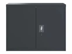 Archivador antracita 90x40x70 cm acero Armario Oficina