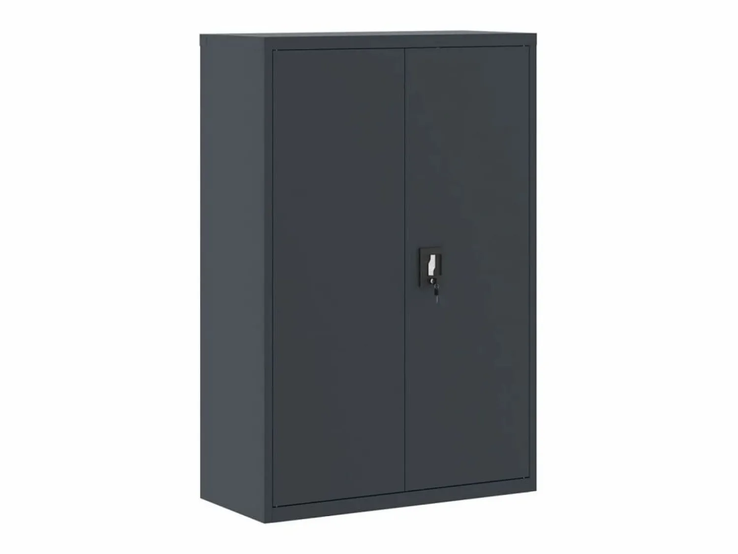 Clearance Archivador antracita 90x40x140 cm acero Armario Oficina