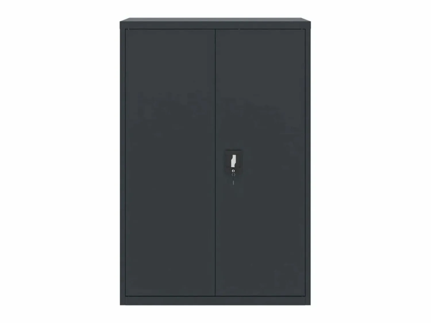 Clearance Archivador antracita 90x40x140 cm acero Armario Oficina