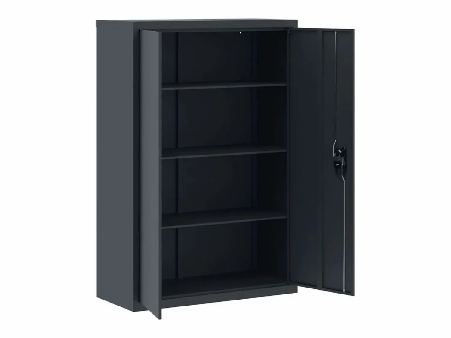 Clearance Archivador antracita 90x40x140 cm acero Armario Oficina