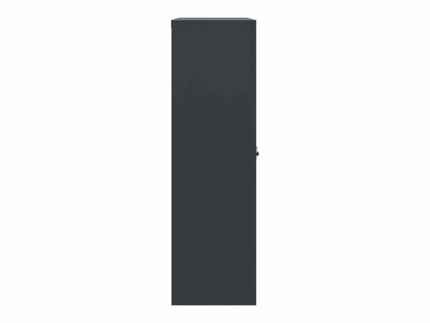 Clearance Archivador antracita 90x40x140 cm acero Armario Oficina