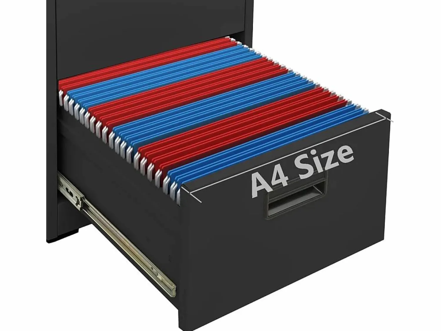 Outlet Archivador Antracita 46x62x102,5 cm Acero Armario Oficina