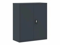 Archivador antracita 90x40x105 cm acero