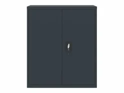 Archivador antracita 90x40x105 cm acero