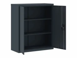 Archivador antracita 90x40x105 cm acero