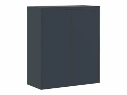 Archivador antracita 90x40x105 cm acero
