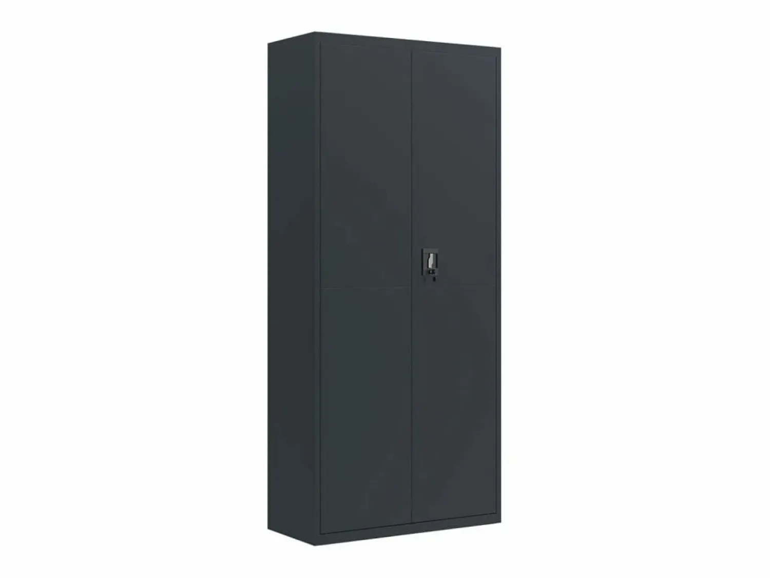 Hot Archivador antracita 90x40x200 cm Acero Marru00f3n