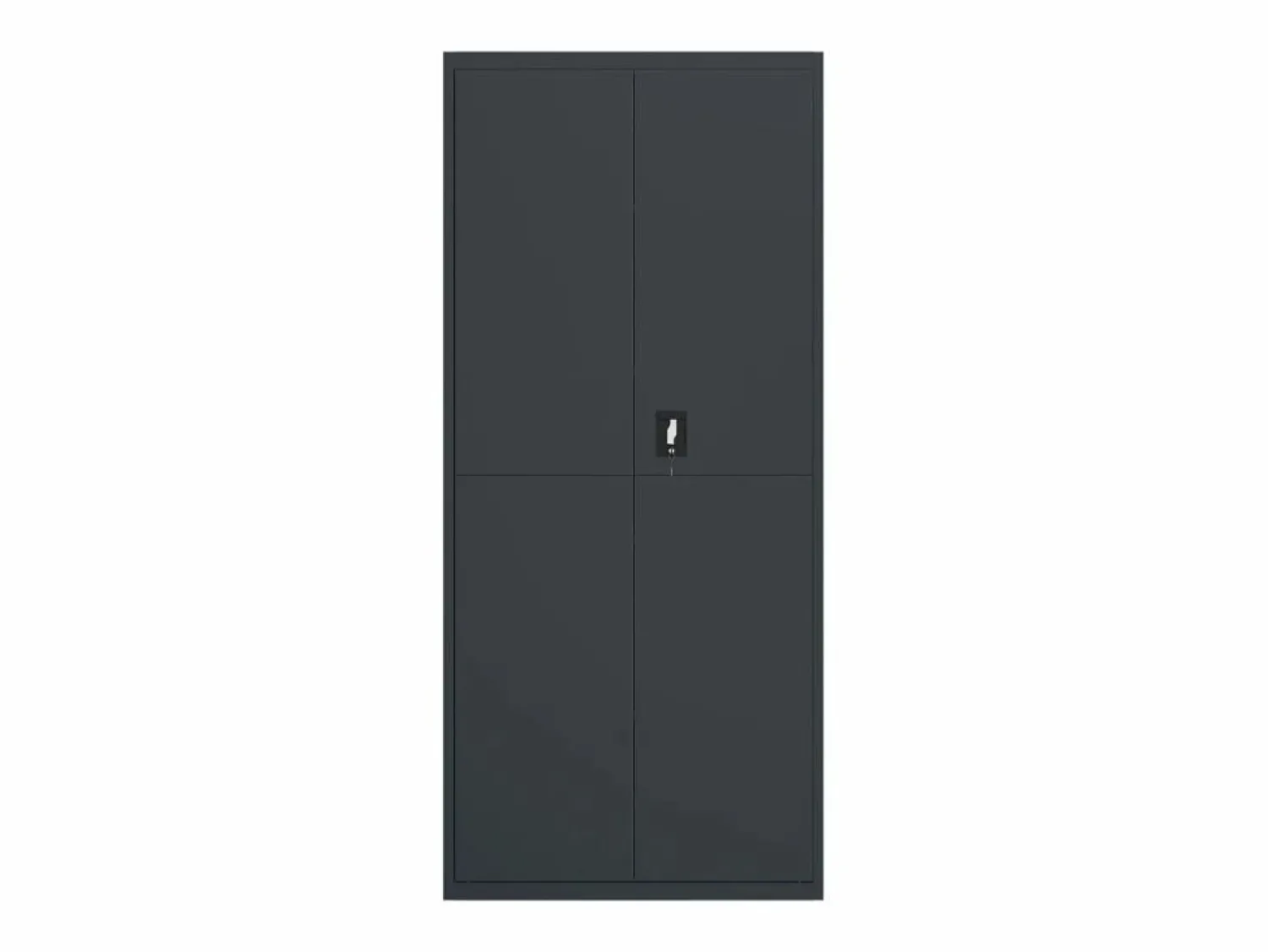 Hot Archivador antracita 90x40x200 cm Acero Marru00f3n