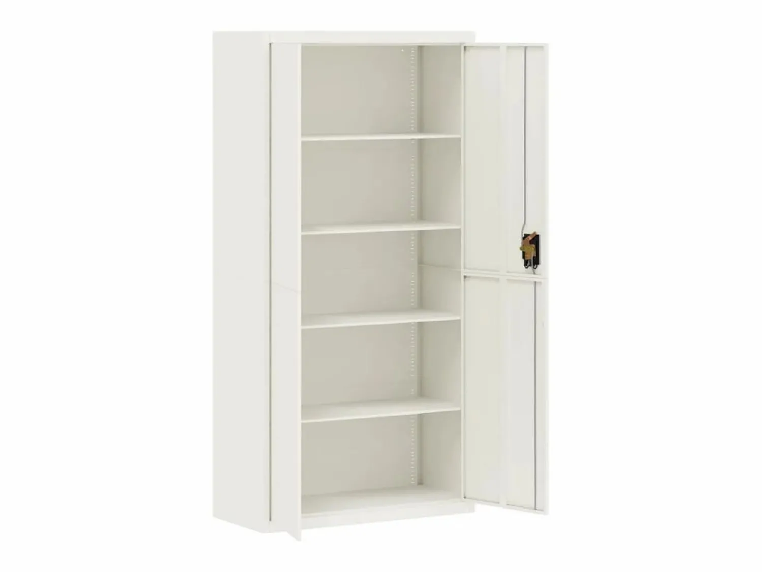 Discount Archivador 90x40x180 cm acero Blanco
