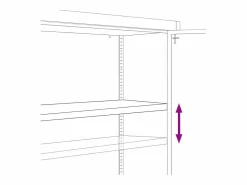 Archivador 90x40x90 cm acero