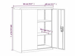 Archivador 90x40x105 cm acero