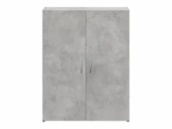 Clearance Archivador de madera de ingeniería de color hormigón Gris