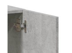 Clearance Archivador de madera de ingeniería de color hormigón Gris
